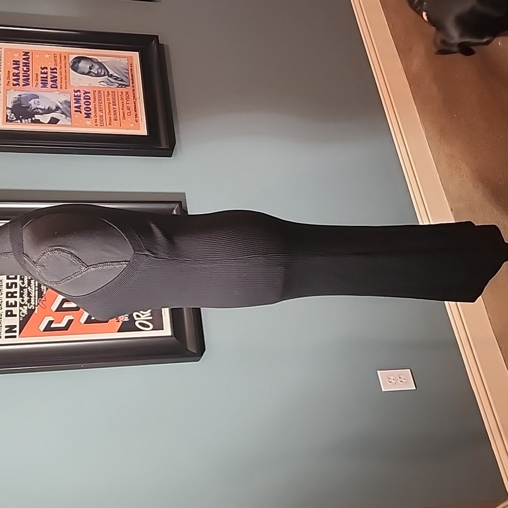 Old Navy Black Knit Sleeveless Maxi Dress Medium - Picture 3 of 8
